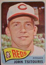 1965 Topps Baseball Cards      221     John Tsitouris